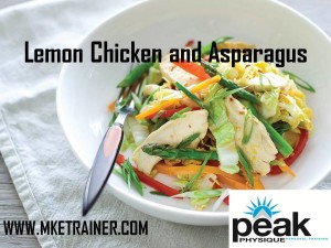 Lemon Chicken and Asparagus